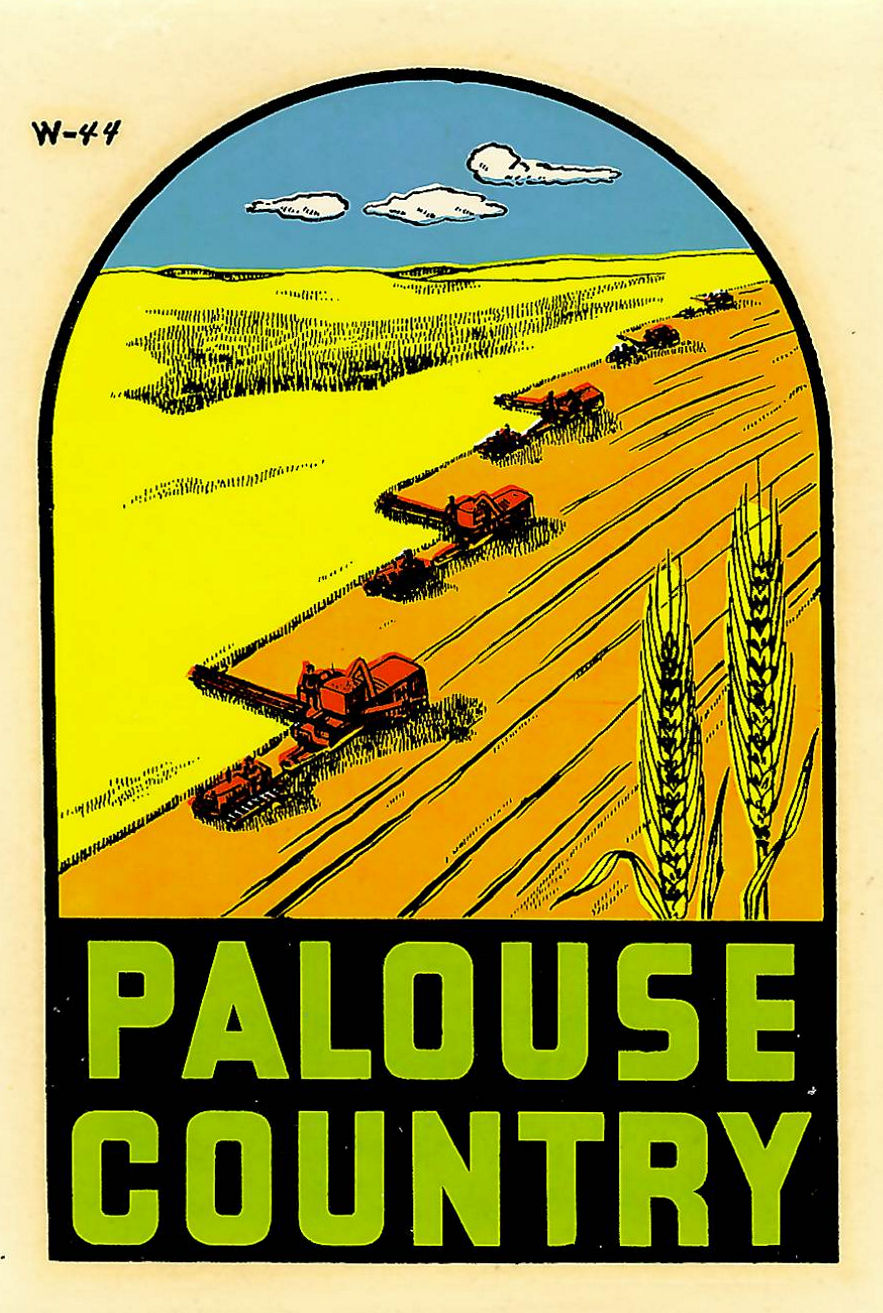 (image for) Virginia (4) Palouse Country Virginia Vintage Vacation Sticker